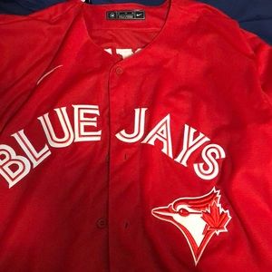 Red blue jays jersey
